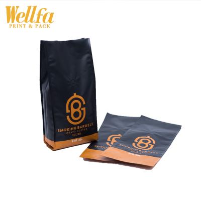 China Food Vented Lap Seal Plastic Packaging Bags Side Gusset Pouch For Cookies for sale