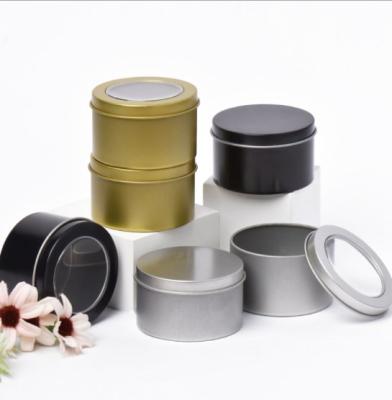 China 3oz 100ml candle metal tin with lids wholesale for candles for sale