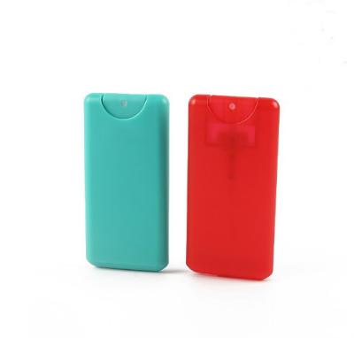 China Personal Care Pocket Mist Bottle Plastic Sprayer 15ml Credit Card Spray Bottle for sale