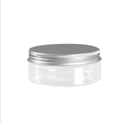 China Clear Plastic Plastic Jar Black Plastic Cap 60ml Pet Skin Care Cream Container 2oz Plastic Jar for sale