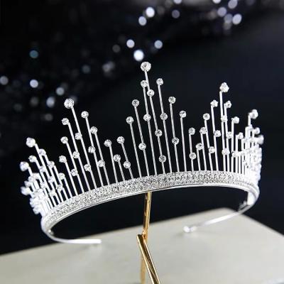 China Pretty Tiaras Customized Size Gorgeous Princess Crowns Children Girl Birthday Wedding Dress Bride Hair Headwear Accessories for sale