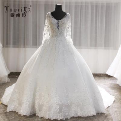 China China Anti-Static Beading Fashion Bridal Outfits Wedding Party Outfits Beaded Flowers Perfect Wedding Guest Dress for sale