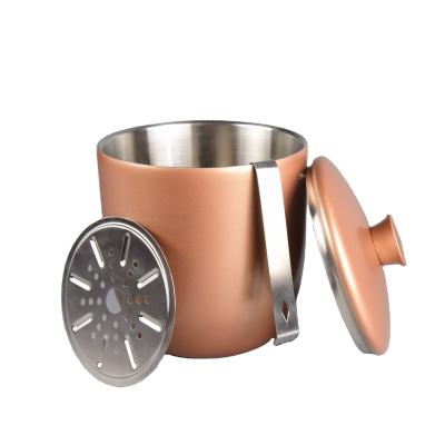 China Modern Design High Cost Effective Stainless Steel Ice Bucket For Champagne for sale