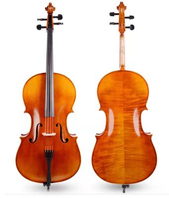 China Impeccable professional production of handmade solid wood cello, high quality violin for beginner players for sale