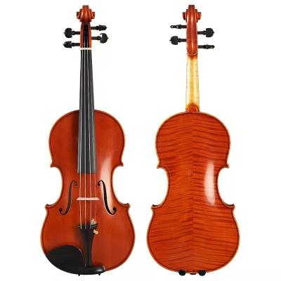 China 4/4 Impeccable Handmade Solid Wood Violin Beginner Suitable For Violin With Violin Case for sale