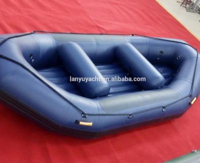 China PVC 3.6m Inflatable Durable Rubber Fishing Rafts / Rafting Boat For Sale With Drop Stitch Floor for sale