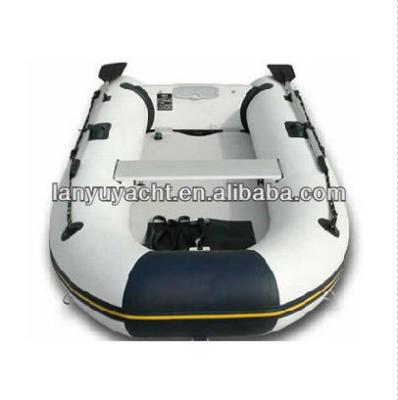 China PVC CE PVC/Hypalon 3.3m Inflatable Boat With Air Mat Floor for sale