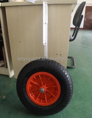 China Aluminum Folding Launch Wheels For Inflatable Boat Wheels A1 for sale