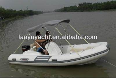 China PVC Luxurious Rigid Inflatable Boat LY-390 for sale