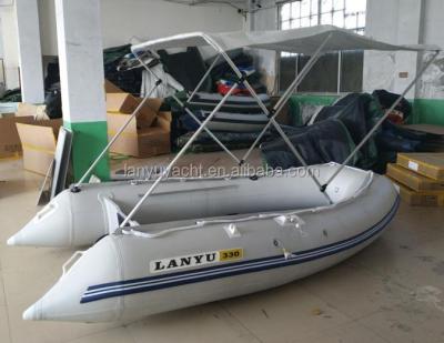 China Sports and Fishing CE Plywood Floor Inflatable Fishing Boats for sale