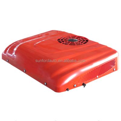 China DC 12v 24v Heating And Cooling Electric Truck Powered Parking Air Conditioner For Parking Air Conditioner 440*270*120mm for sale