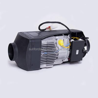 China Good Price 12V 24V 2KW Custom Logo Diesel Integrated Air Heater With Remote Controller For Truck Caravan Parking Air Heater 38.5cm*17*14.2cm for sale