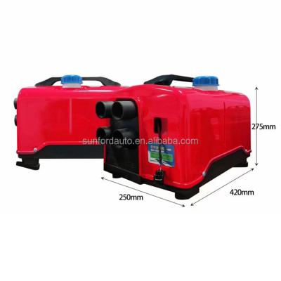 China Manufacture 12V 24V 38.5cm*17*14.2cm Professional Auto Air Heater With Remote Controller For Truck Caravan Parking Diesel Integrated Air Heater for sale