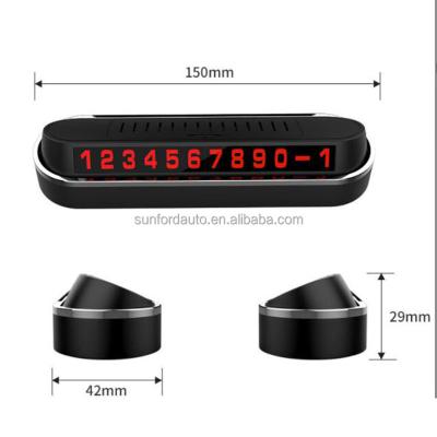 China Move Car 2022 Best Seller Temporary Car Panel Signaling Digital Stop Board Stop Board Motion Parking Signs for sale