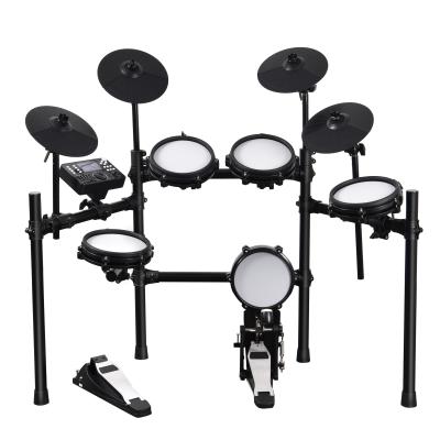 China Electronic Drum Reverb Type Drum Module Percussion 5 Drums 4 Cymbals Double Pedal Set 0-5 for sale