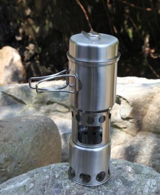 China TZ-01 Stainless Steel Outdoor Portable Camping Cooking Set TZ-01 for sale