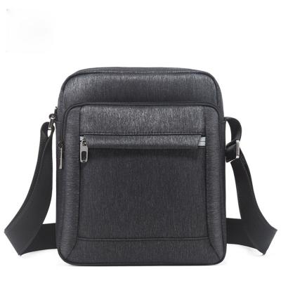 China With USB canvas men's cross-body bag business promotion computer shoulder bag travel handbag for man for sale