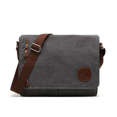 China With Cross-Body Cross-Body Bag Source Korean New Canvas USB Man Shoulder Bag Korean Casual Student Wholes For Men for sale