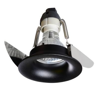 China Downlights hot sale modern single aluminum black white black white gu10 MR16 small clip led recessed ceiling light down light for sale