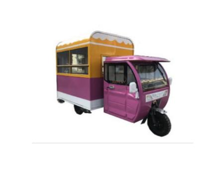 China New Mobile Electric Food Truck Food Cart Street Arrive! Hot Selling Customized Design Food Truck Kiosk 3.8m Long Gasoline Mobile Food Cart for sale