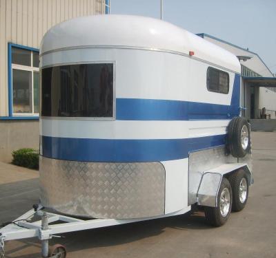 China Other standard 2 float horse trailers straight load horse trailer for sale for sale