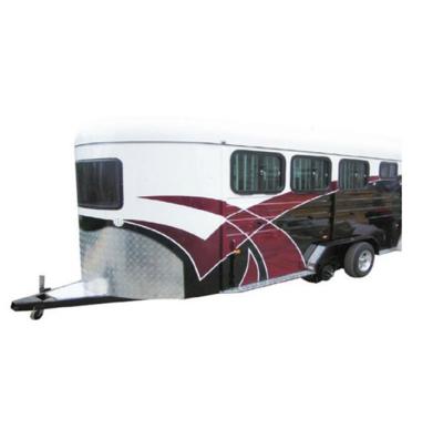 China Travel Trailer 2019 New Style Australia Horse Trailer With Live Quarters Horse Trailer for sale