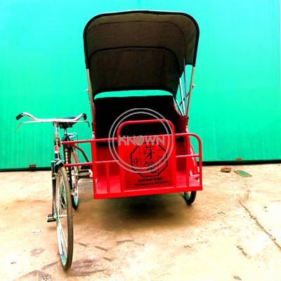 China Cargo Factory Customized Sighting Sightseeing Electric Delivery Bike Cargo Tricycle Southeast Asia Style Electric Rickshaw for sale