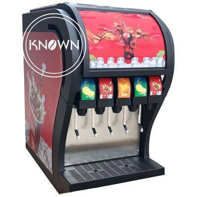 China OEM 5 Valve Coke Dispenser Machine For Snack Beverage Shop Beverage Soda Press Vending Cold Filling Machine (L)420* (W)655* (H)700mm for sale