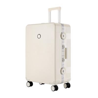 China ABS Wholesale ABS Travel Trolley Bags Spinner Rolling Luggage Travel Bags Luggage Set Trolley Suitcase for sale