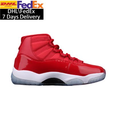 China Durable With Box 11s Gym Sports Red Sneakers Mens Basketball Shoes 11s Walking Boots Good Quality Women's Fashion Running Shoes for sale