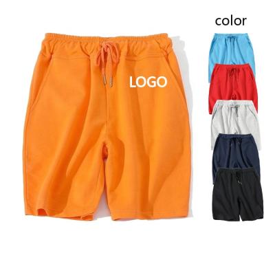 China 100% French Terry Sports Men Fitness Shorts Custom Logo Mens Breathable Anti-Wrinkle Cotton Sweatshirt for sale