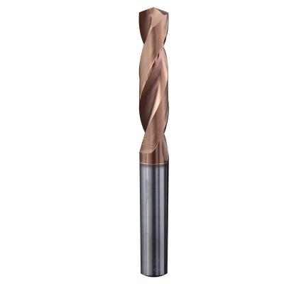 China Metal Drilling Wholesale Price OEM CNC Steel Solid Metal Processing 50mm Total Length Tungsten Carbide Twist Drill Bits for sale