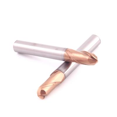 China CNC Milling Machine Good Prices OEM Solid Tungsten Carbide Ball Nose End Mill Cutter For Steel for sale