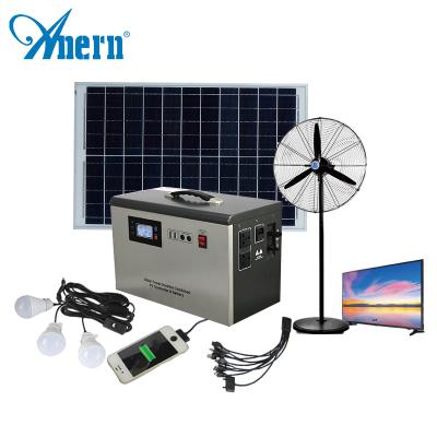 China Newest 500w Home Portable Solar Led System 12v Solar Lights Kit for sale