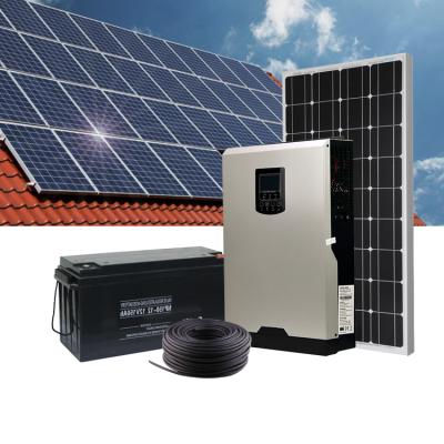 China 10KW Home Renewable Power Solution Off Grid Solar System Home Power Kit for sale