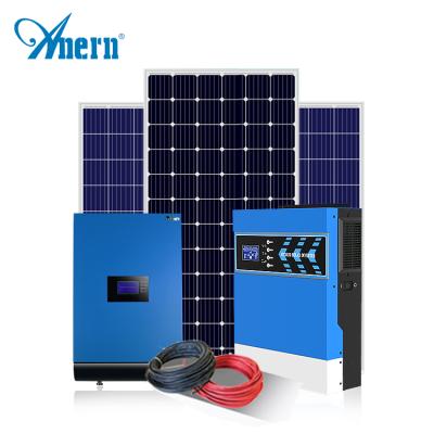 China 5KW 6kw 10KW home solar system off grid/10KW solar home system/solar power system for home with better for sale