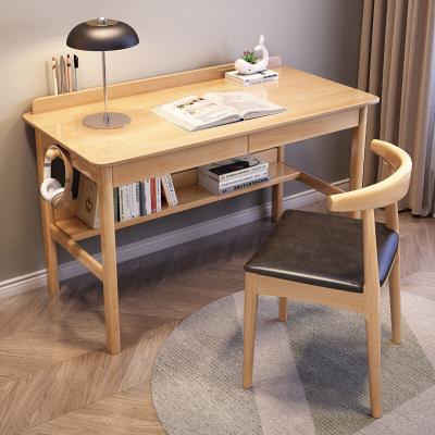 China Simple Extendable Solid Wood Children's Study Desk Computer Desk Adult Adult Desk for sale