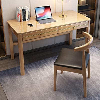 China Expandable Solid Wood Modern Minimalist Children's Bedroom Office All Computer Desk Student Computer Study Desk for sale