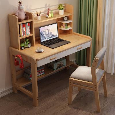 China Modern Commercial Adult Computer Desk Chair Solid Wood Simple And Easy For Installing Home Children's Study Desk for sale