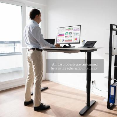 China Flexible Customizable Height Adjustable Working Metal Working Desk (Height) for Office and Home Use for sale