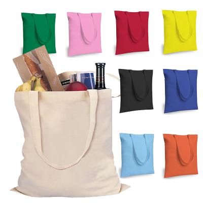 China Eco-Friendly Custom Logo Printed Cheap Plain Organic Cotton Bags With Zipper Tote Canvas Shopping Bag Reusable for sale