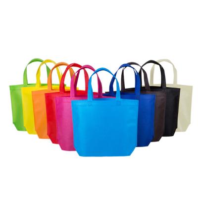 China Bags Manufacturer Promotional Cheap Foldable Non Woven Shopping Bag Washable Eco Friendly Heavy Duty for sale