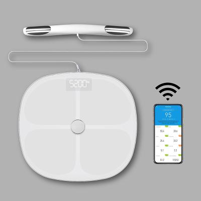 China Viable Scale BLE Wifi Smart Digital Electronic Eight Electrode Bathroom Composition Weighing Body Fat Scale for sale