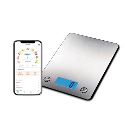 China WITH LID 2021 New Household Stainless Steel Kitchen Scale USB Digital Kitchen Scale for sale