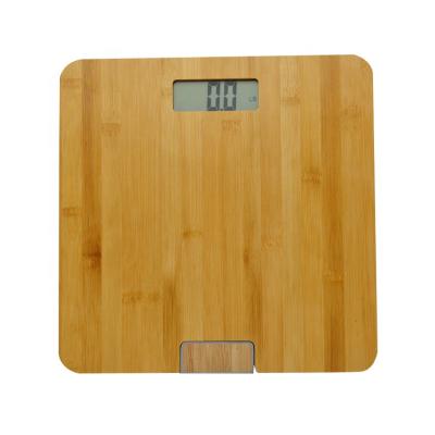 China The Most Accurate Bathroom Scales ECO Power Digital Bamboo Bathroom Weight Scale for sale