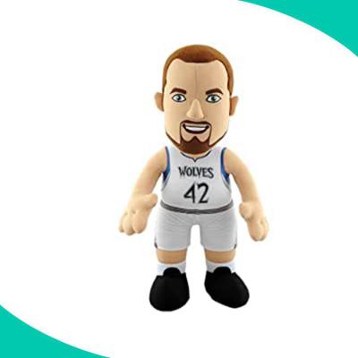 China Custom Toy High Quality China Factory Plush Doll Cartoon 12 Inch NBA Basketball Player Stuffed Doll for sale