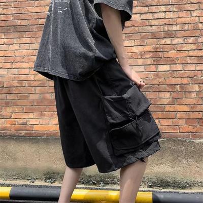 China Wholesale Summer Mens Pocket Casual Hip Hop Breathable Vintage Short Streetwear Shorts Casual Breathable Quick Drying Shorts For Men for sale