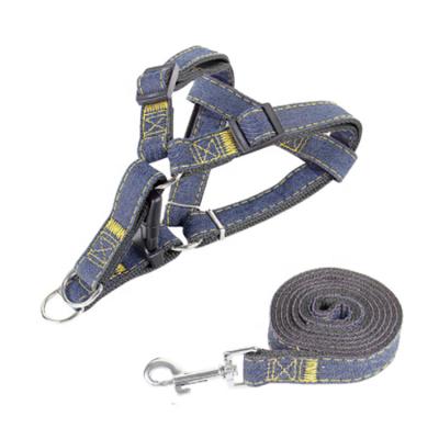 China L Stocked Comfortable And Durable Traction Dog Rope Pet Traction Rope For Dogs Classic Dog Harness Set for sale