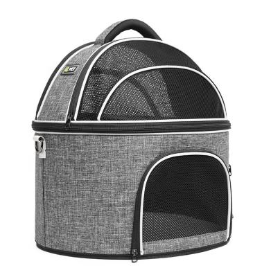 China Outdoor High Quality Large Space Dogs and Cats Portable Soft Pet Bag Dog Cat Travel Outdoor Bag for sale