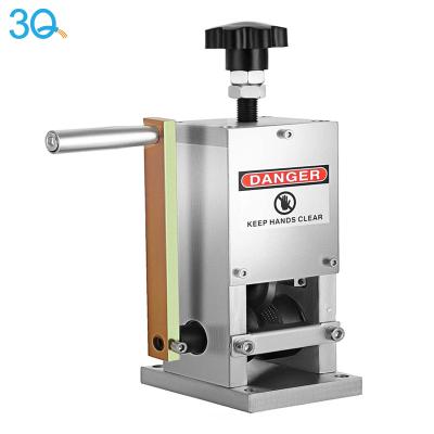 China Manual 3Q Machine Wire Stripping Machine Copper Wire Peeler Tool Hand Crank Operated For Wire Recycling for sale